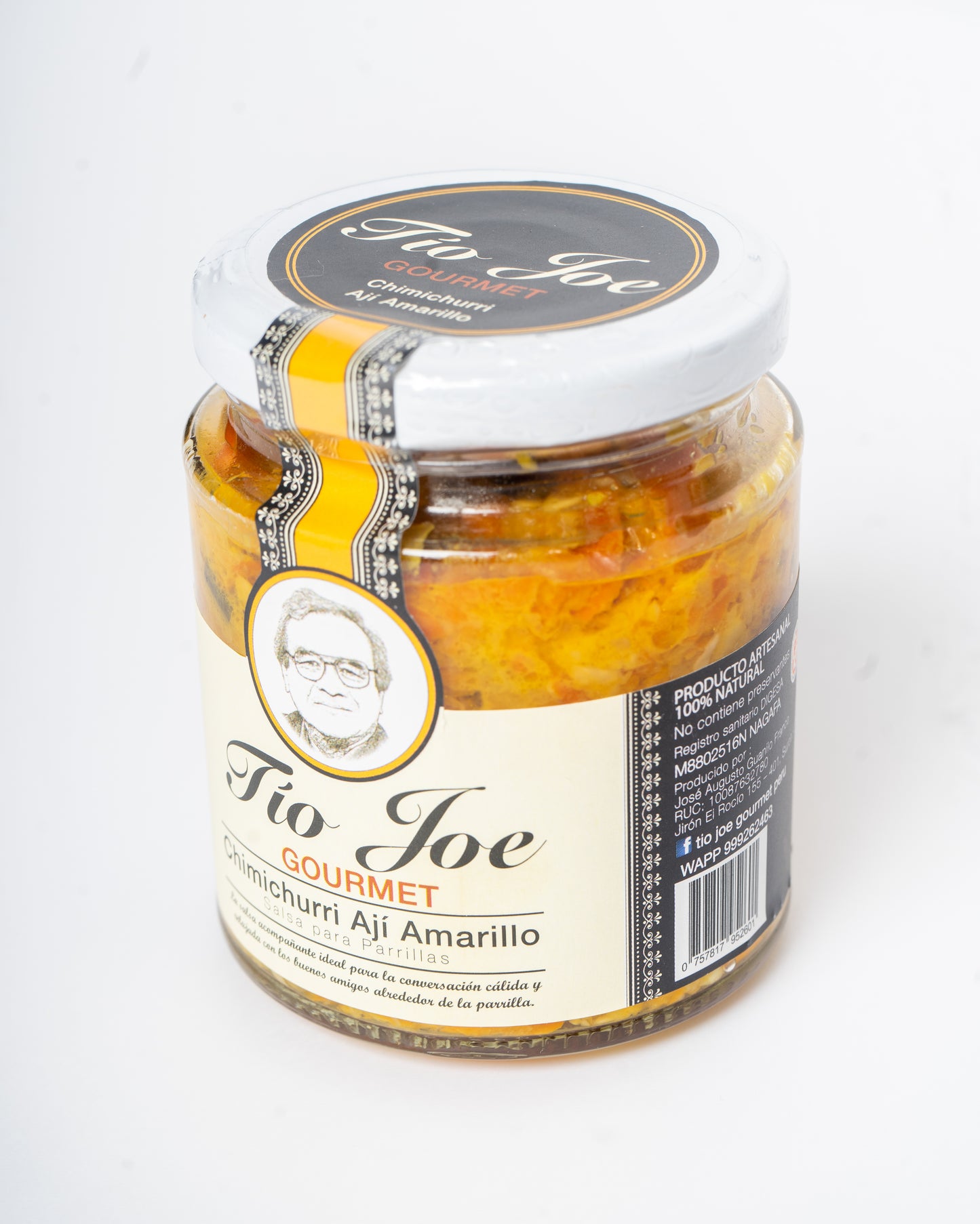 Chimichurri de Aji Amarillo TIO JOE Pomo 220gr